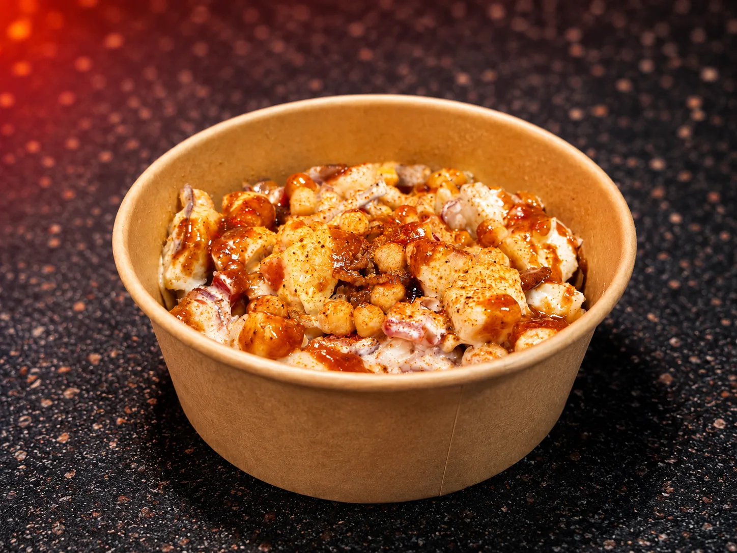 Chana chaat dish
