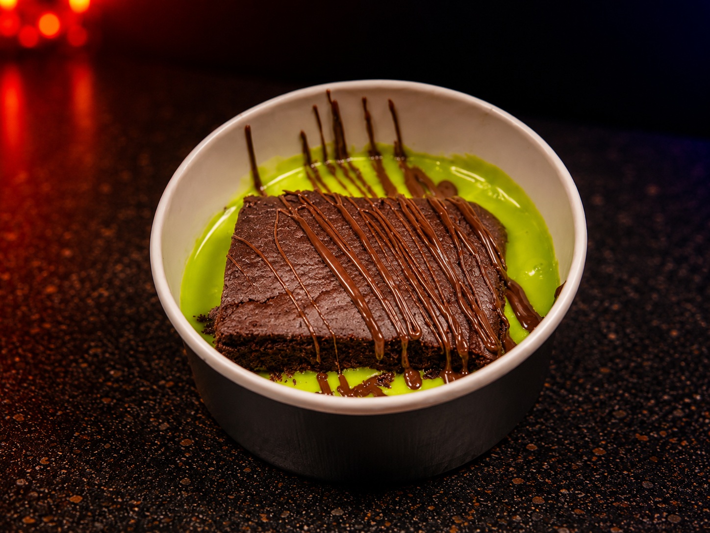 Chocolate Sponge + Custard