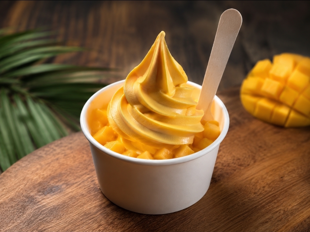 Fresh Mango Whippy Ice Cream Small Tub